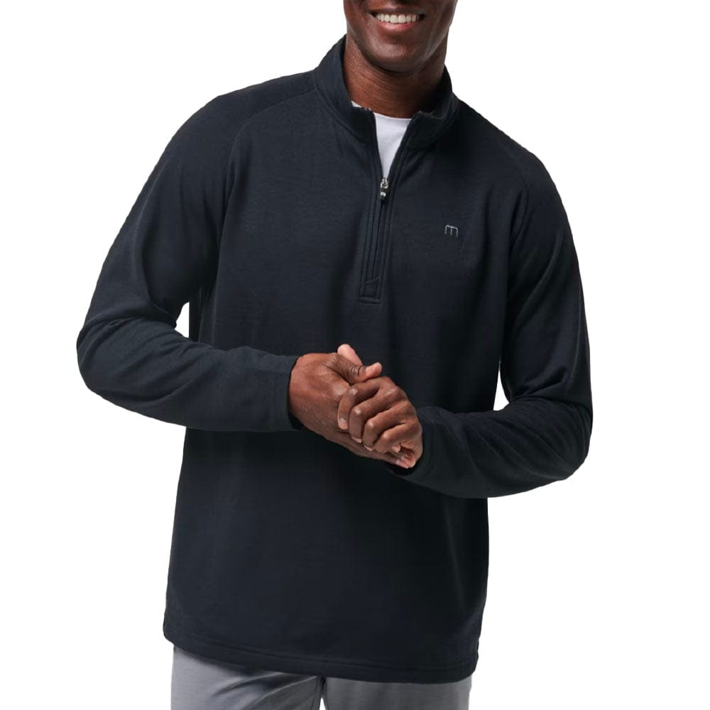 Travis Mathew Crews Black / S Travis Mathew Upgraded 1/4 Zip