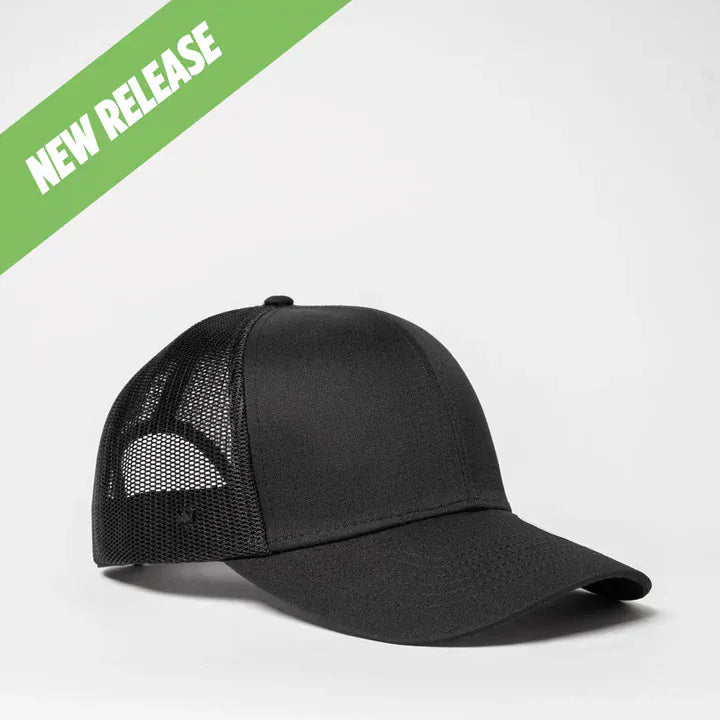 UFlex Hats Black / Black Mesh / OS UFlex Classic Ultra-lite 6 Panel Trucker Cap