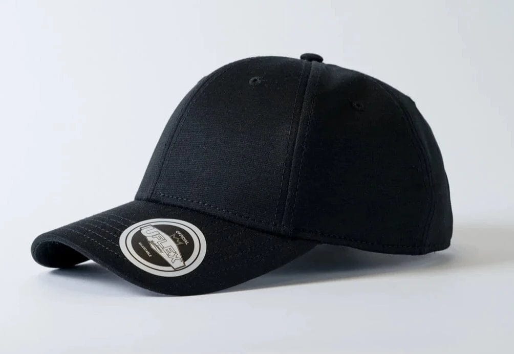 UFlex Hats Black / OS UFlex 6 Panel Baseball Corporate Cap