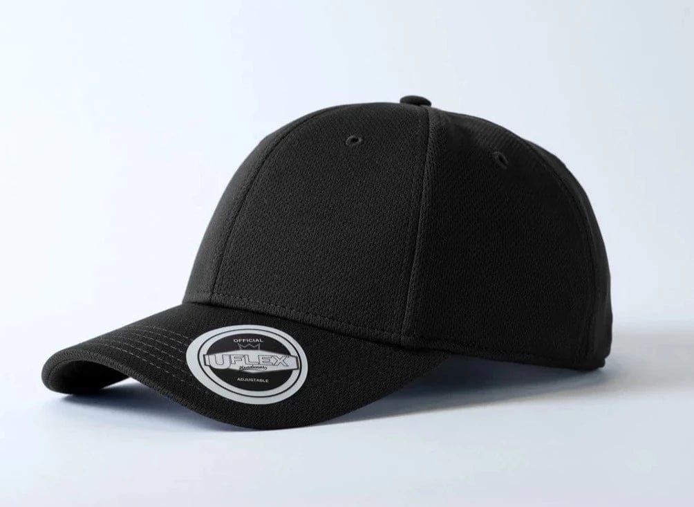 UFlex Hats Black / OS UFlex Recycled Polyester Cap
