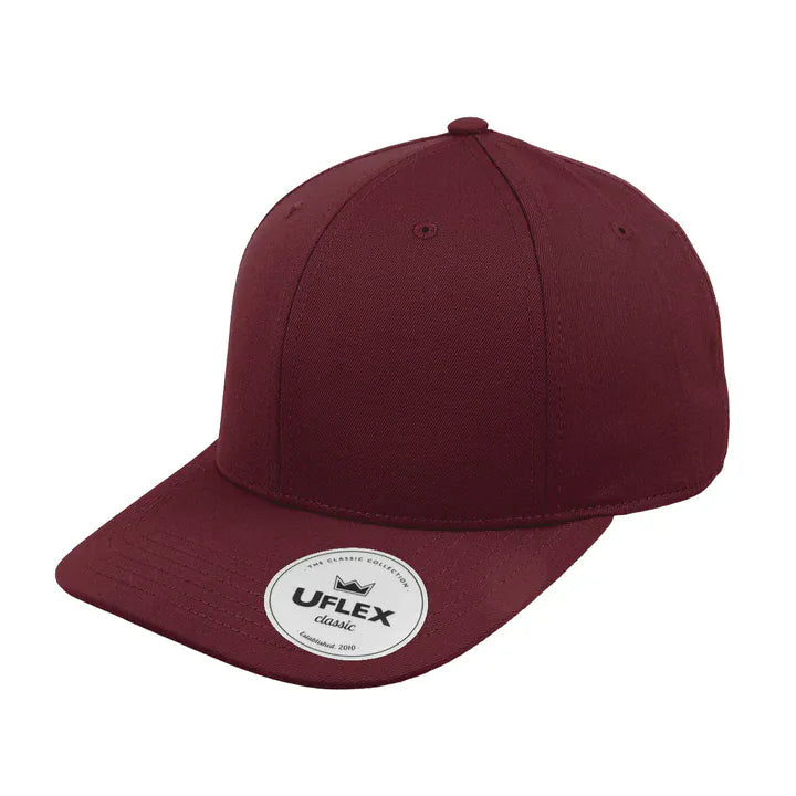 UFlex Hats Burgundy / OS UFlex Classic 6 Panel Cap