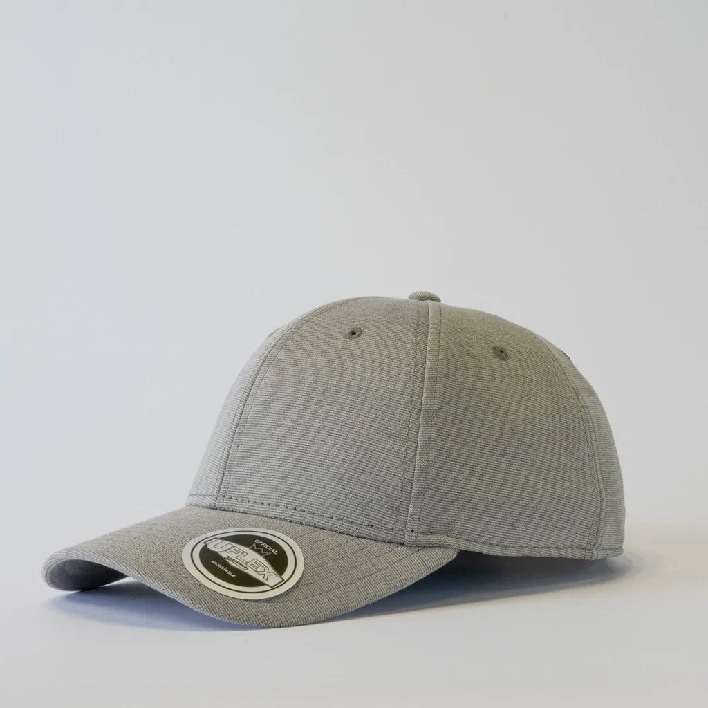 UFlex Hats Grey / OS UFlex 6 Panel Baseball Corporate Cap
