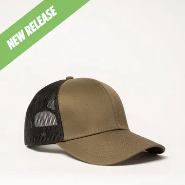 UFlex Hats Olive / Black Mesh / OS UFlex Classic Ultra-lite 6 Panel Trucker Cap