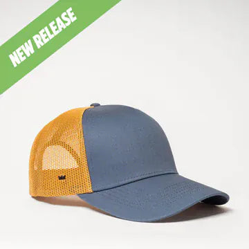 UFlex Hats Petrol / Khaki Mesh / OS UFlex Classic Ultra-lite 5 Panel Trucker Cap