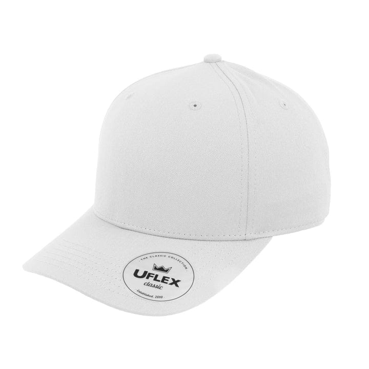 UFlex Hats White / OS UFlex Classic 5 Panel Cap