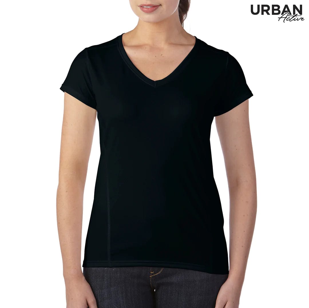 Urban Collab T-Shirts Black / XS Urban Active Performance Tech Ladies' Tee