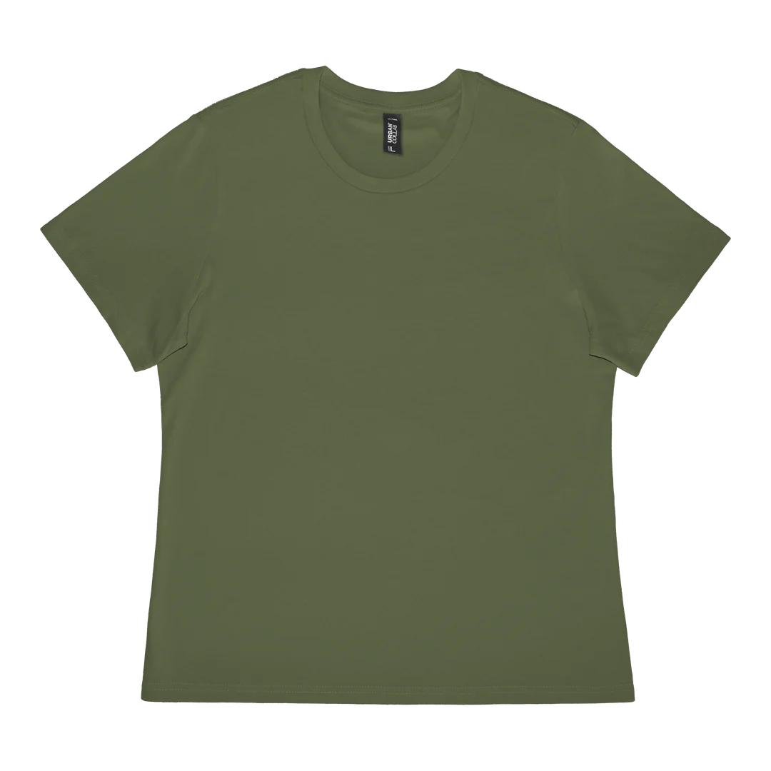 Urban Collab T-Shirts Military Green / XS Urban Collab Set Ladies Tee