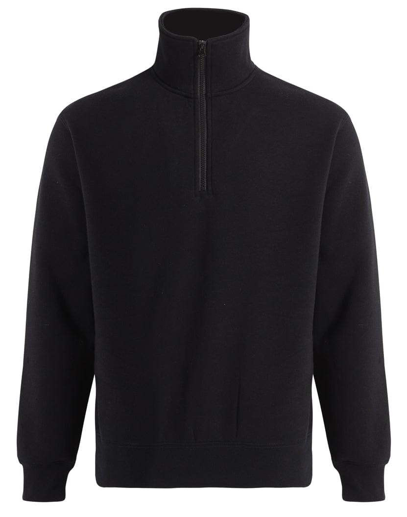 Winning Spirit Hoodies Black / XS Winning Spirit FALCON Fleece Sweat Top Men's