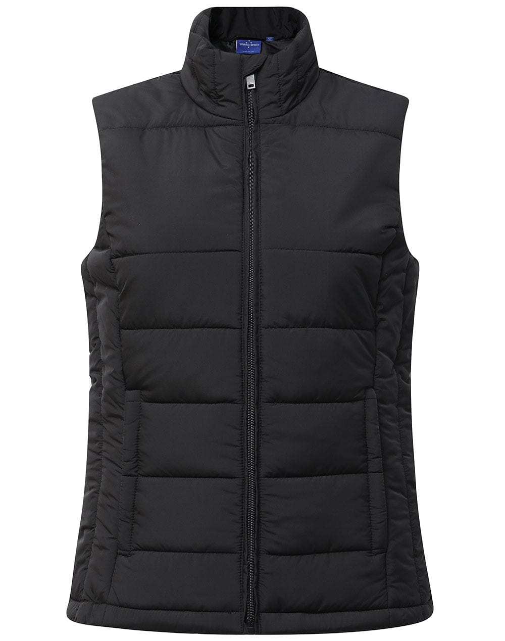 Winning Spirit Jackets / Vests Black / 6 Sustainable Insulated Puffer Vest (3D Cut) Ladies