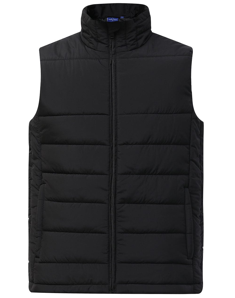 Winning Spirit Jackets / Vests Black / XS Sustainable Insulated Puffer Vest (3D Cut) Men's