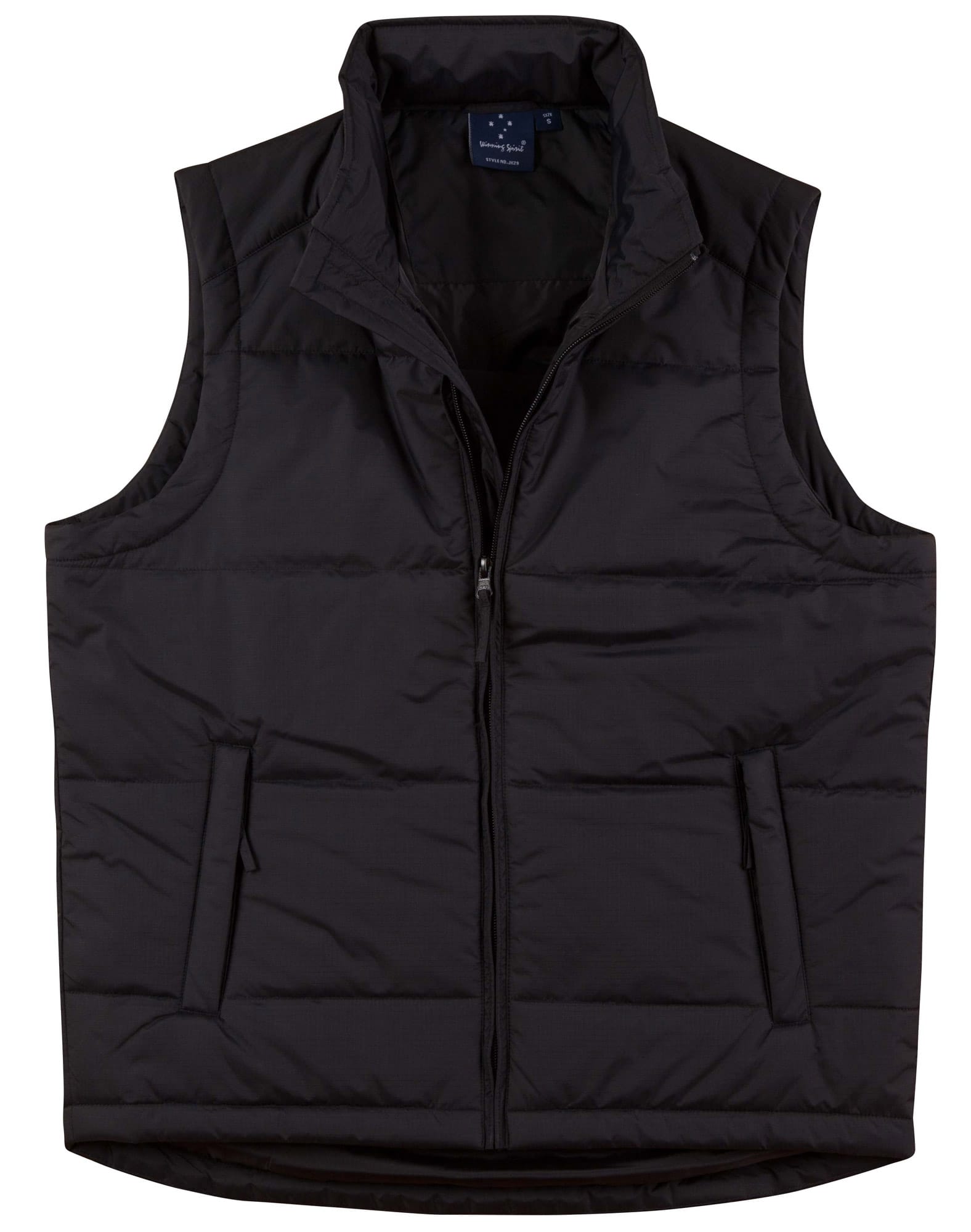 Winning Spirit Jackets / Vests Black / XS Winning Spirit Men's Padded Vest