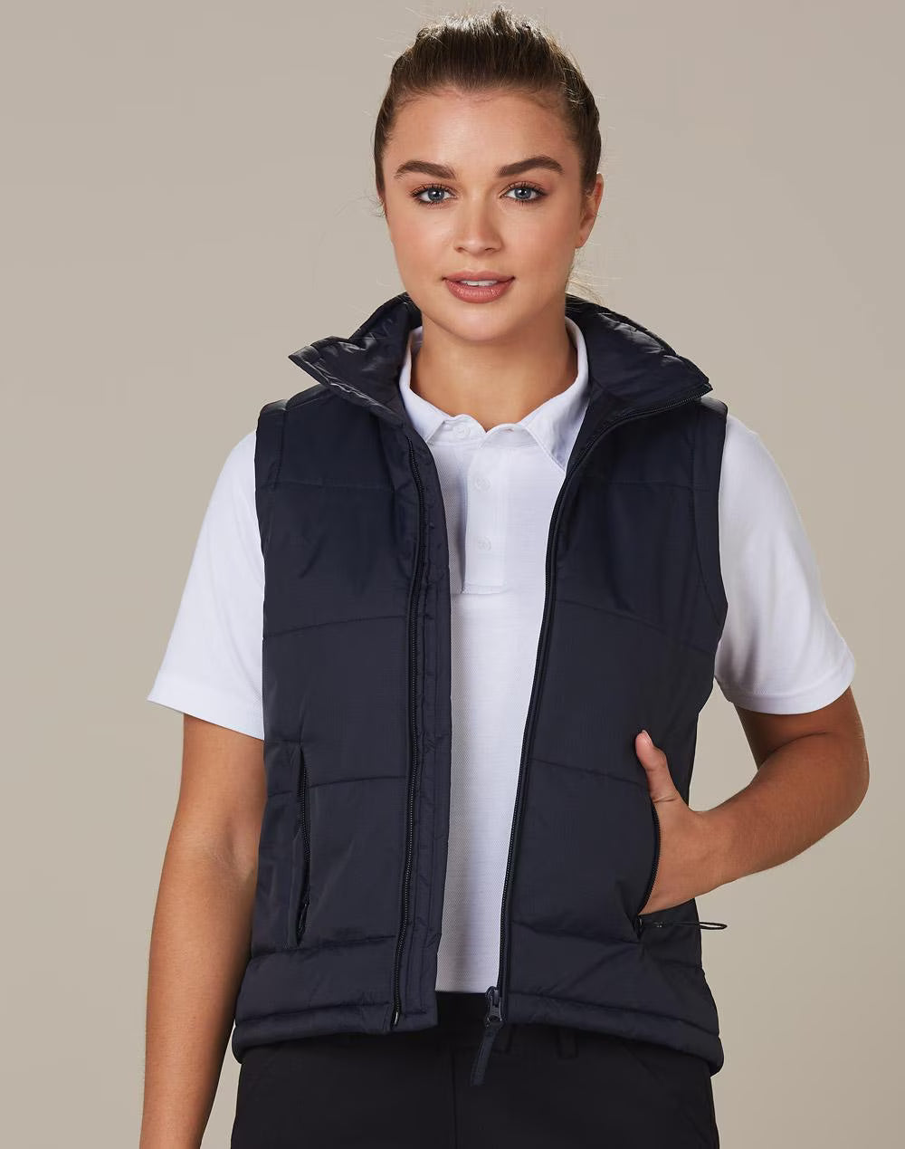Winning Spirit Jackets / Vests Winning Spirit Ladies Padded Vest