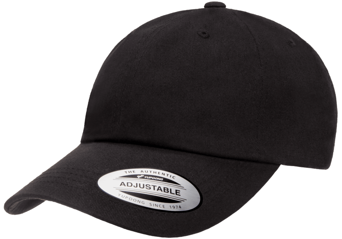 Yupoong Hats Black / OSFA Yupoong Low Profile Cotton Twill Dad Hat
