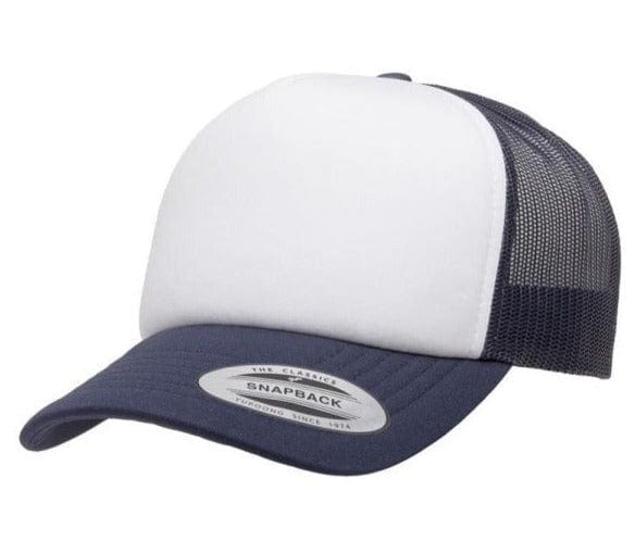 Yupoong Hats Navy/White / OSFA Yupoong Classics Hi Crown Trucker