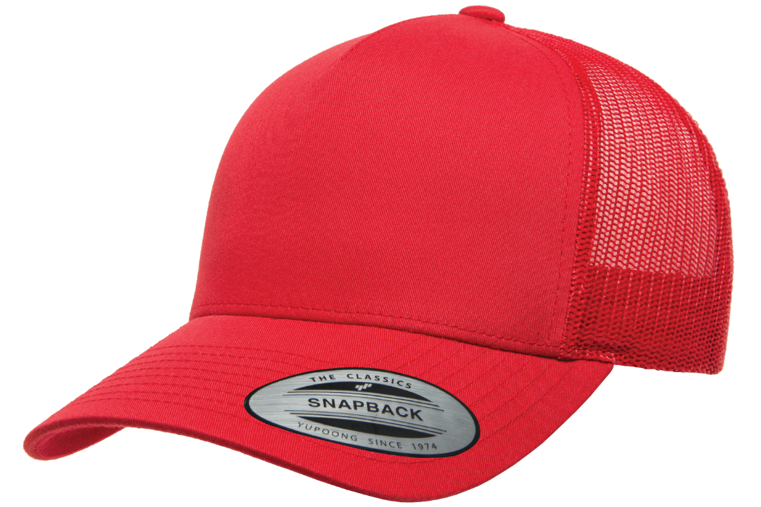 Yupoong Hats Red / OSFA Yupoong Trucker 5Panel