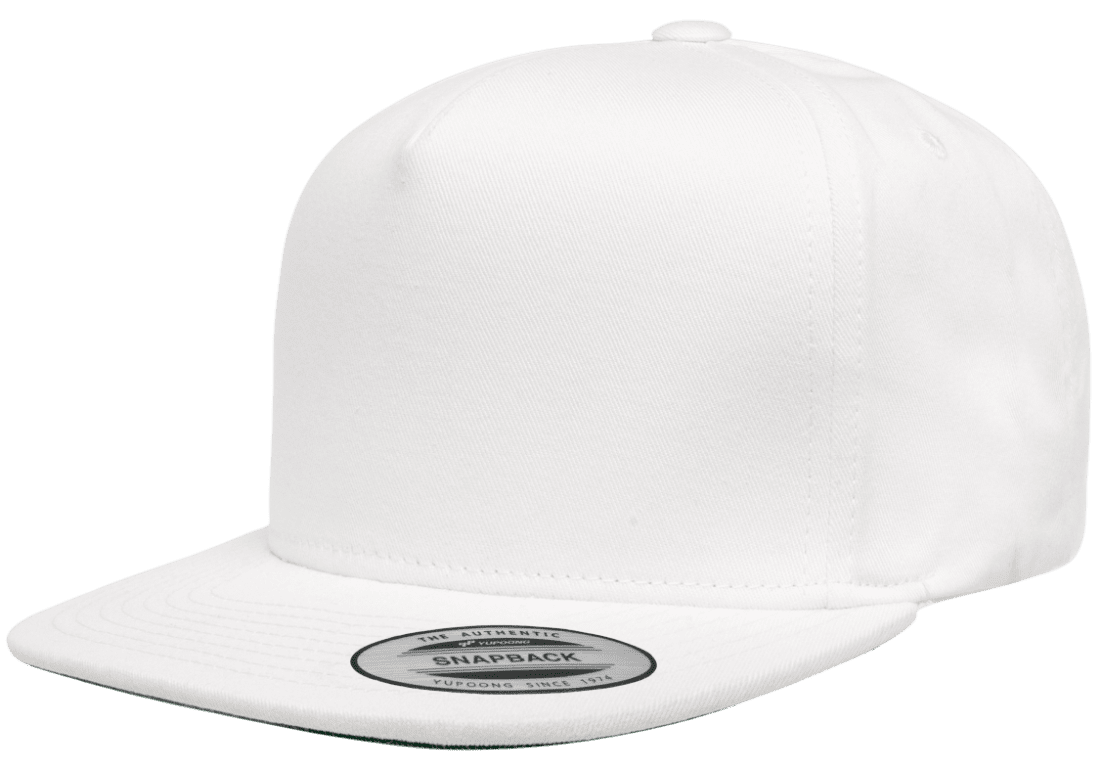 Yupoong Hats White / OSFA Yupoong Classic 5 Panel