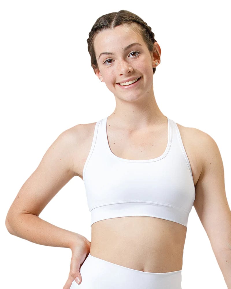 Active Basics Tanks / Singlets Arctic / 8 Active Basics Kids Racer Crop