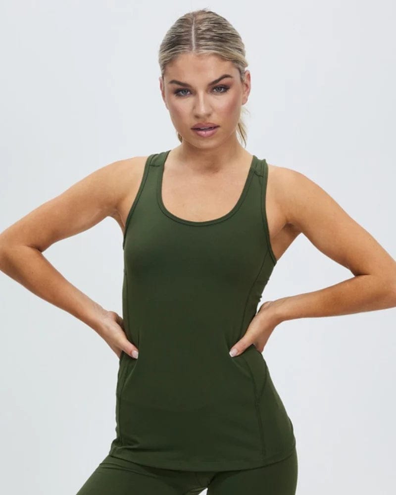Active Basics Tanks / Singlets Forest / XS Active Basics Racer Tank