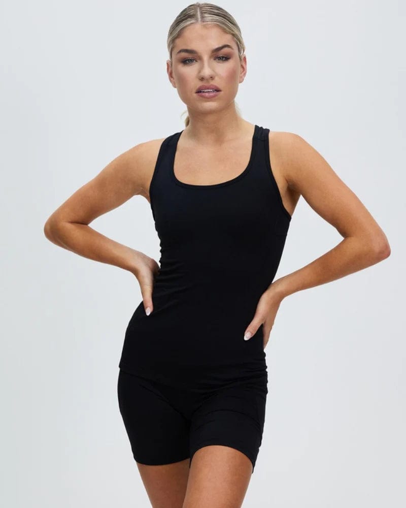 Active Basics Tanks / Singlets Onyx / XS Active Basics Racer Tank