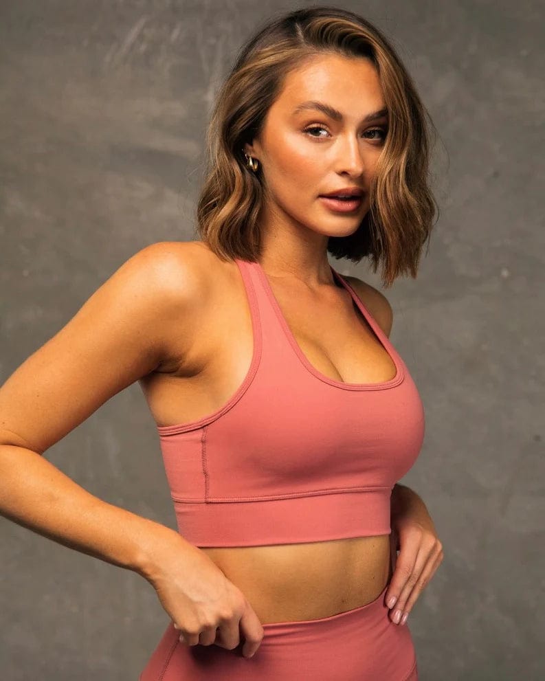 Active Basics Tanks / Singlets Terracotta / XS Active Basics Racer Crop