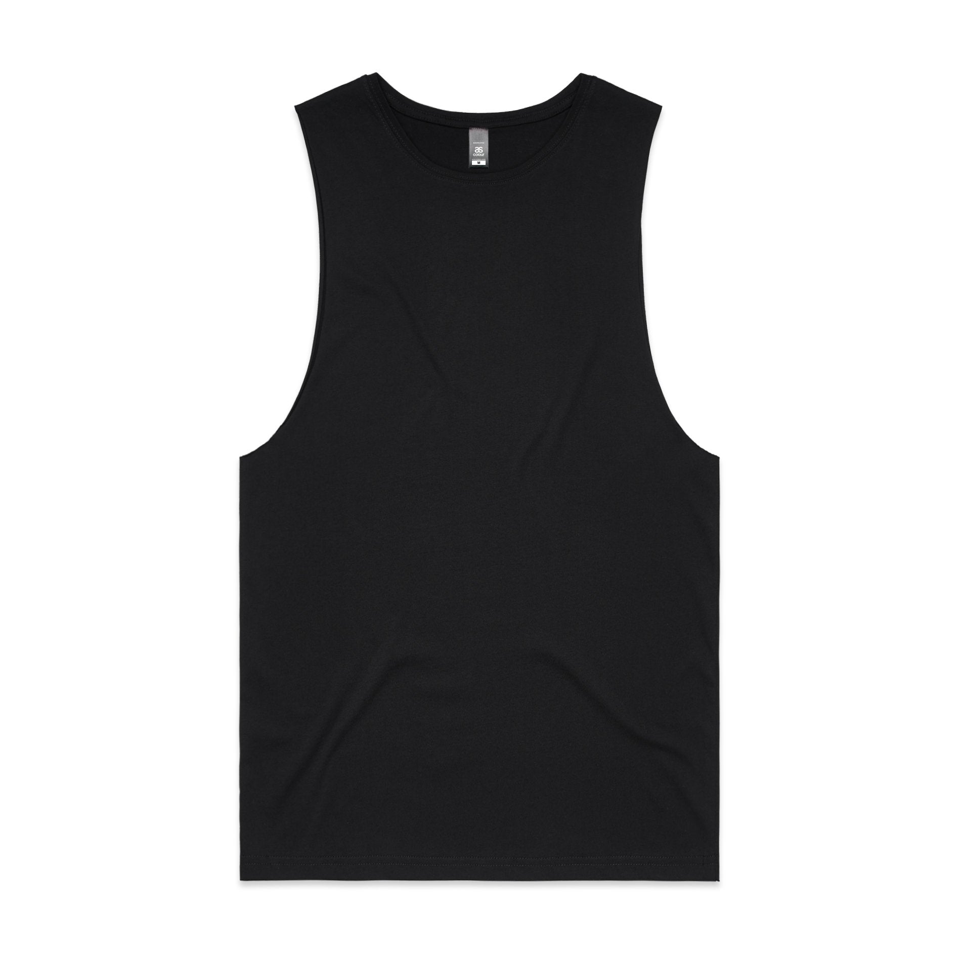 ASColour Bundle Black 5x ASColour Barnard Tank Bundle - Printed Front & Back