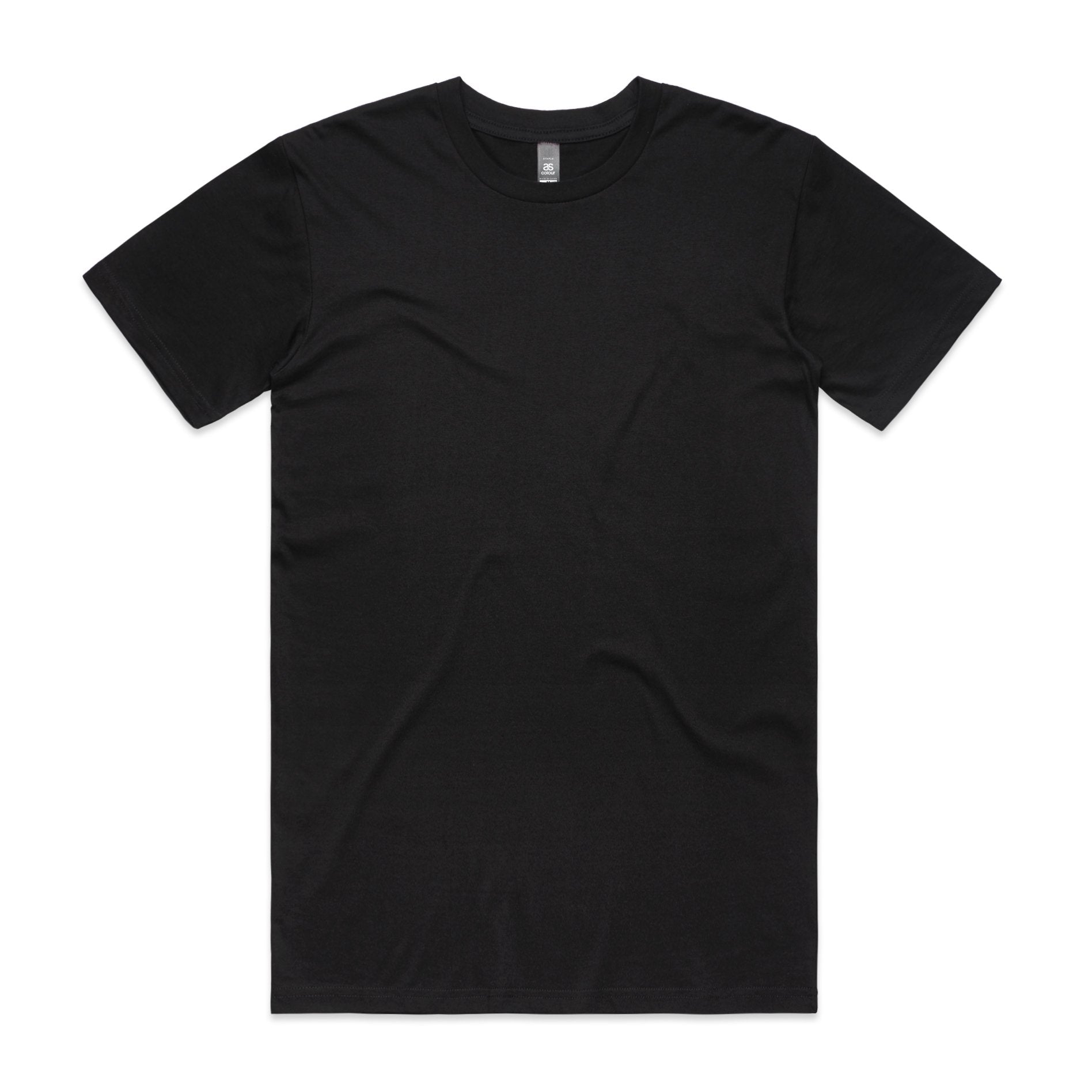 ASColour Bundle Black 5x ASColour Staple Tee Bundle - Printed Front & Back