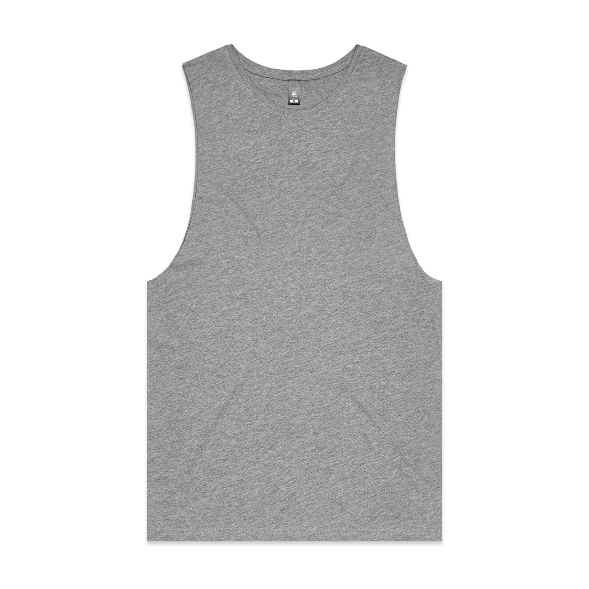 ASColour Bundle Grey Marle 5x ASColour Barnard Tank Bundle - Printed Front & Back