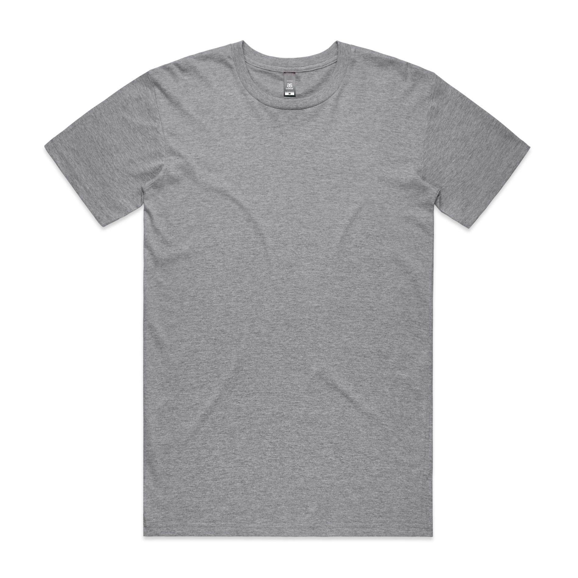 ASColour Bundle Grey Marle 5x ASColour Staple Tee Bundle - Printed Front & Back