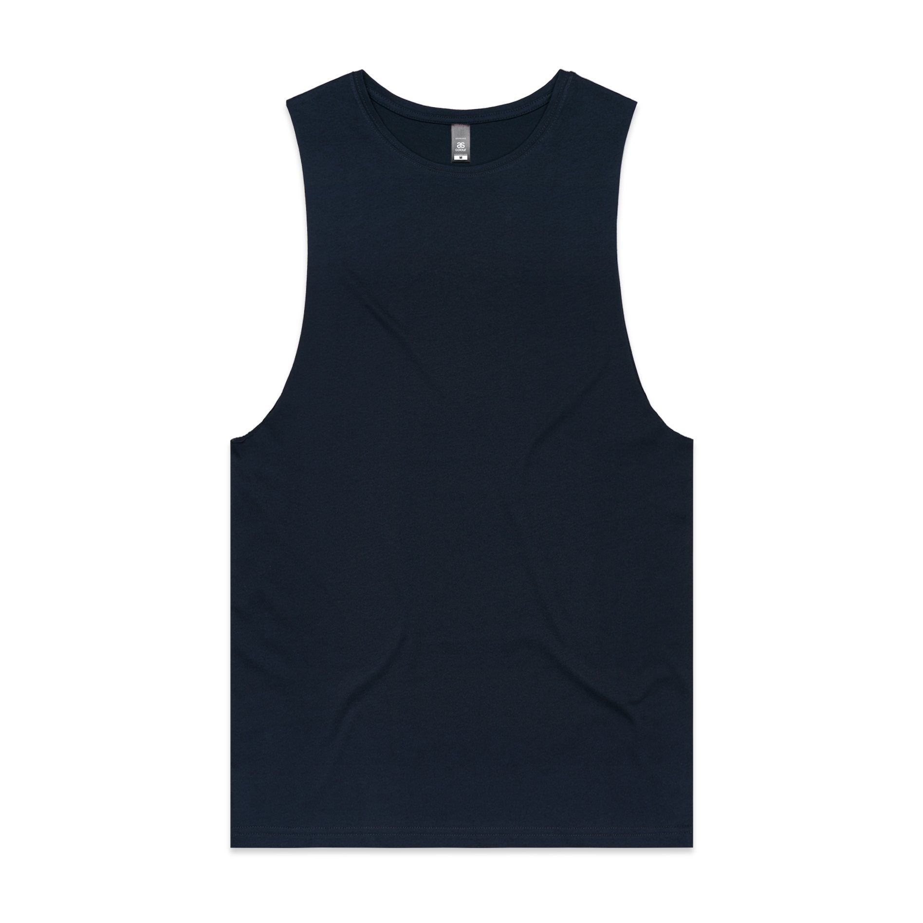 ASColour Bundle Navy 5x ASColour Barnard Tank Bundle - Printed Front & Back