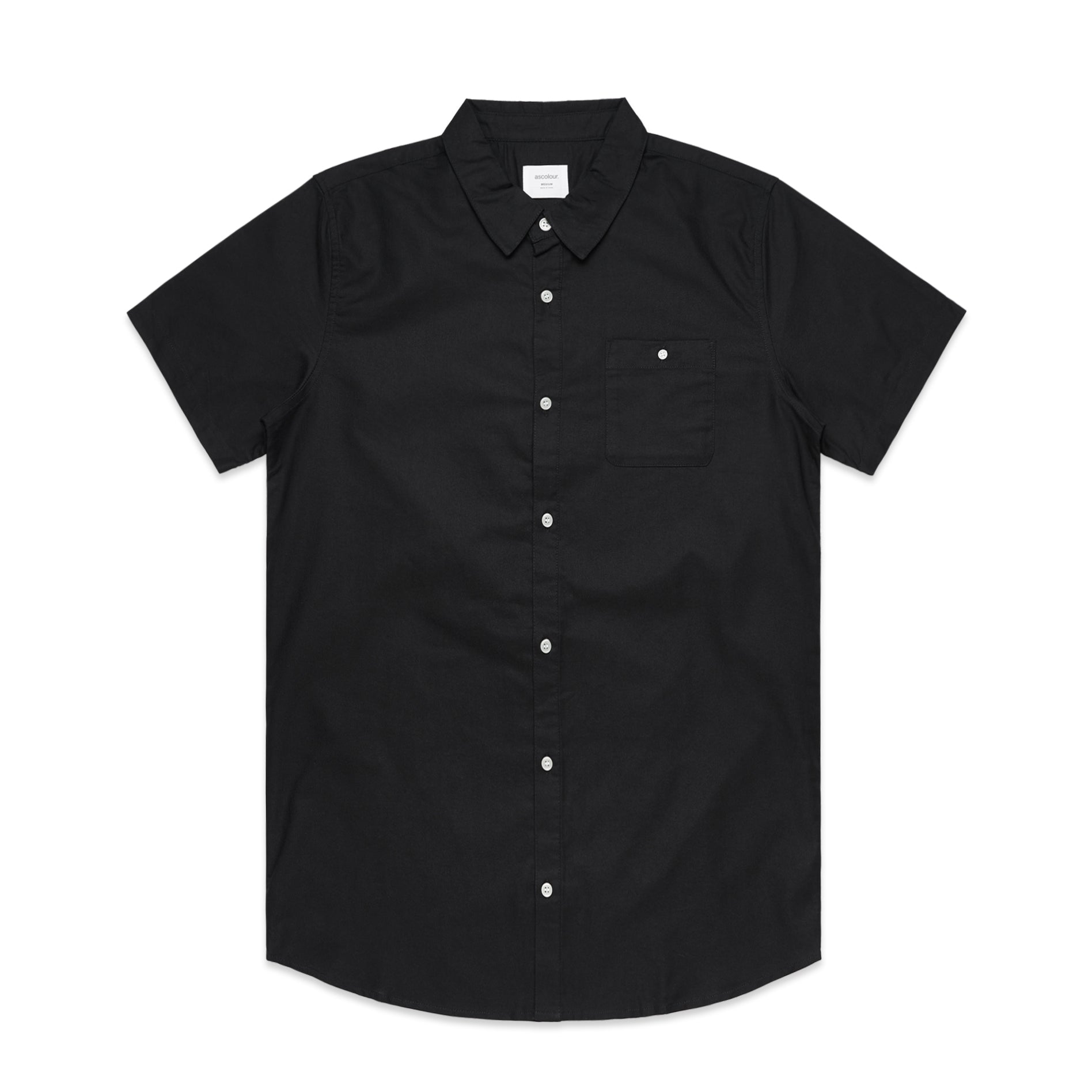 ASColour Polos / Shirts Black / S ASColour Oxford S/S Shirt