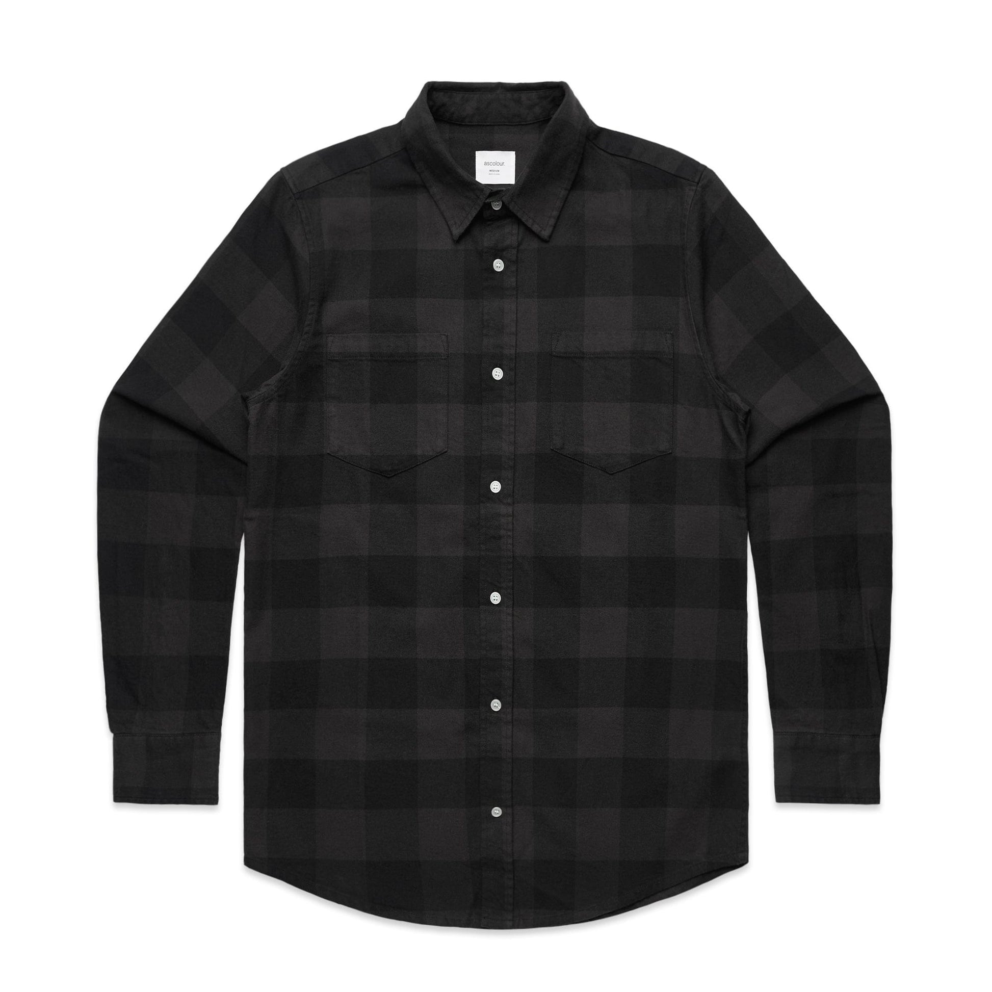 ASColour Shirts Coal/Black / S ASColour Check Shirt