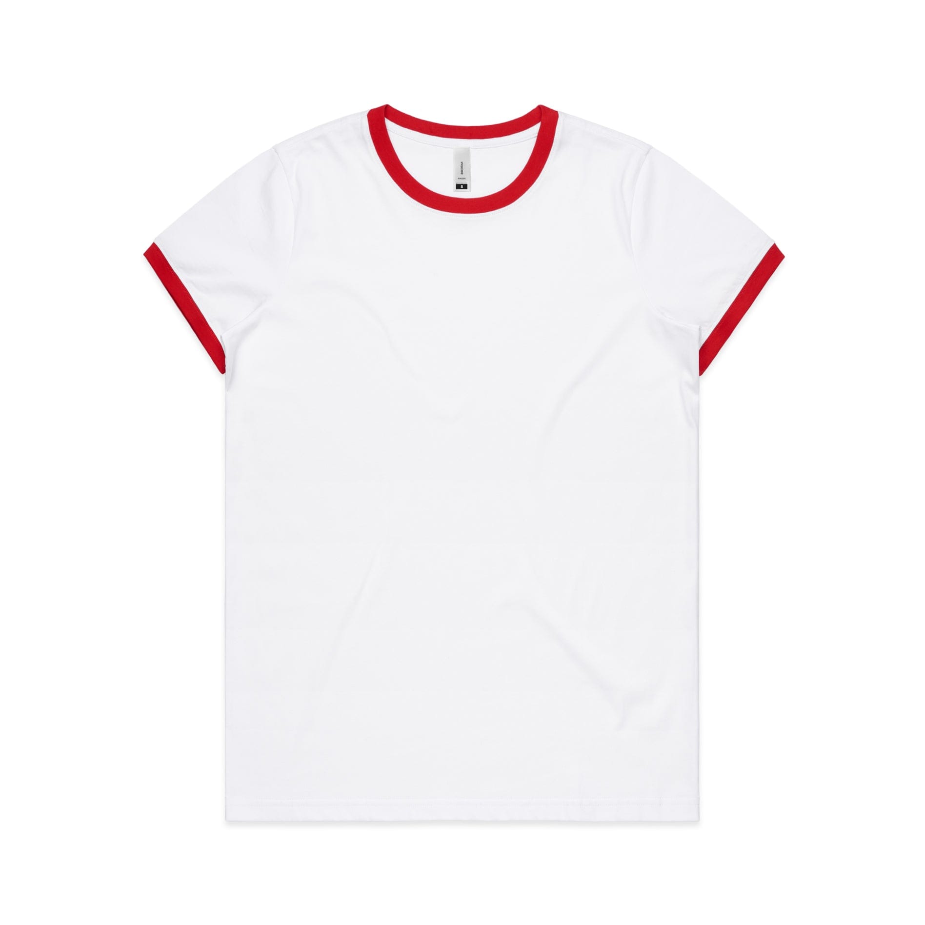 ASColour T-Shirts White/Red / XS ASColour Women's Ringer Tee