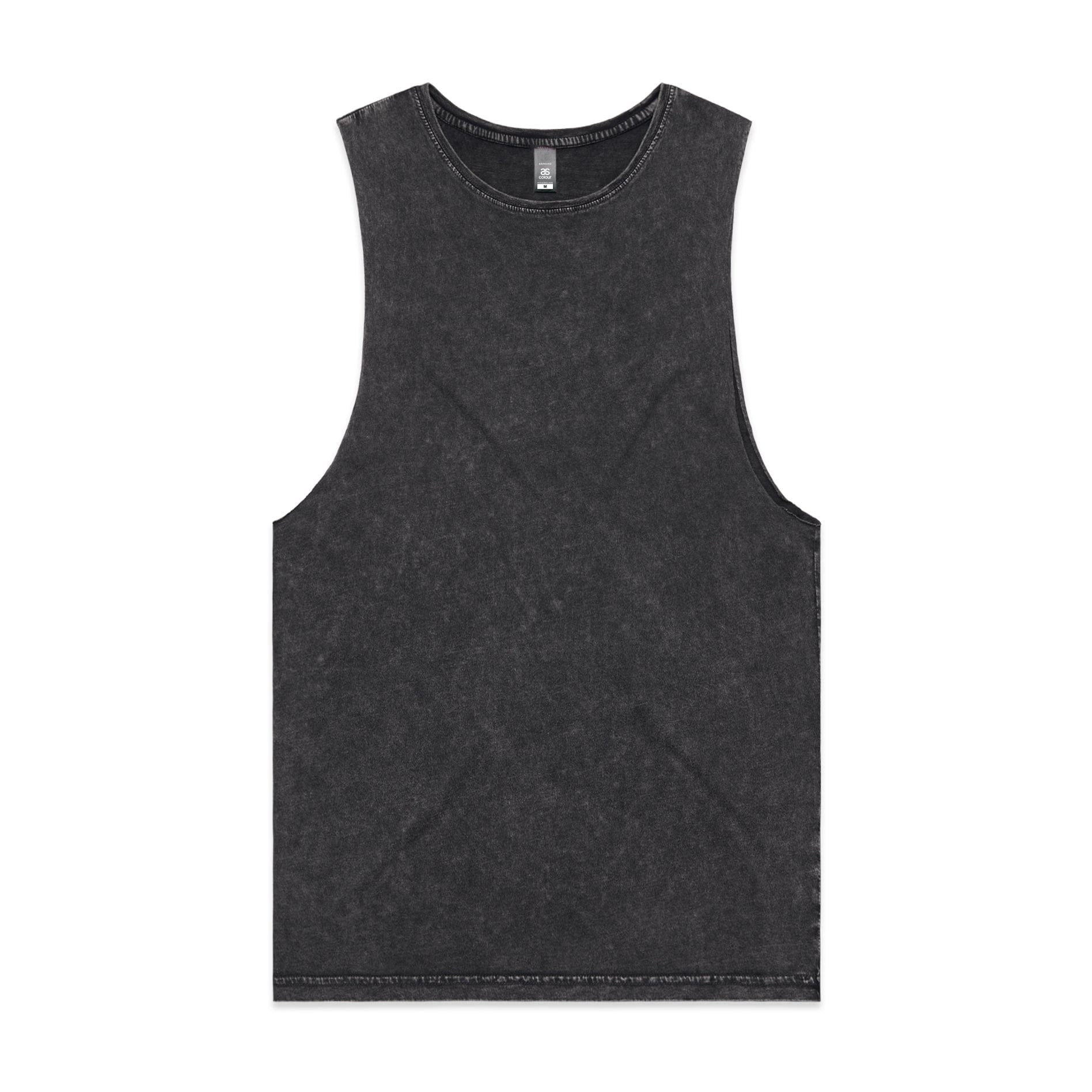 ASColour Tanks / Singlets Black Stone / S ASColour Stone Wash Barnard Tank