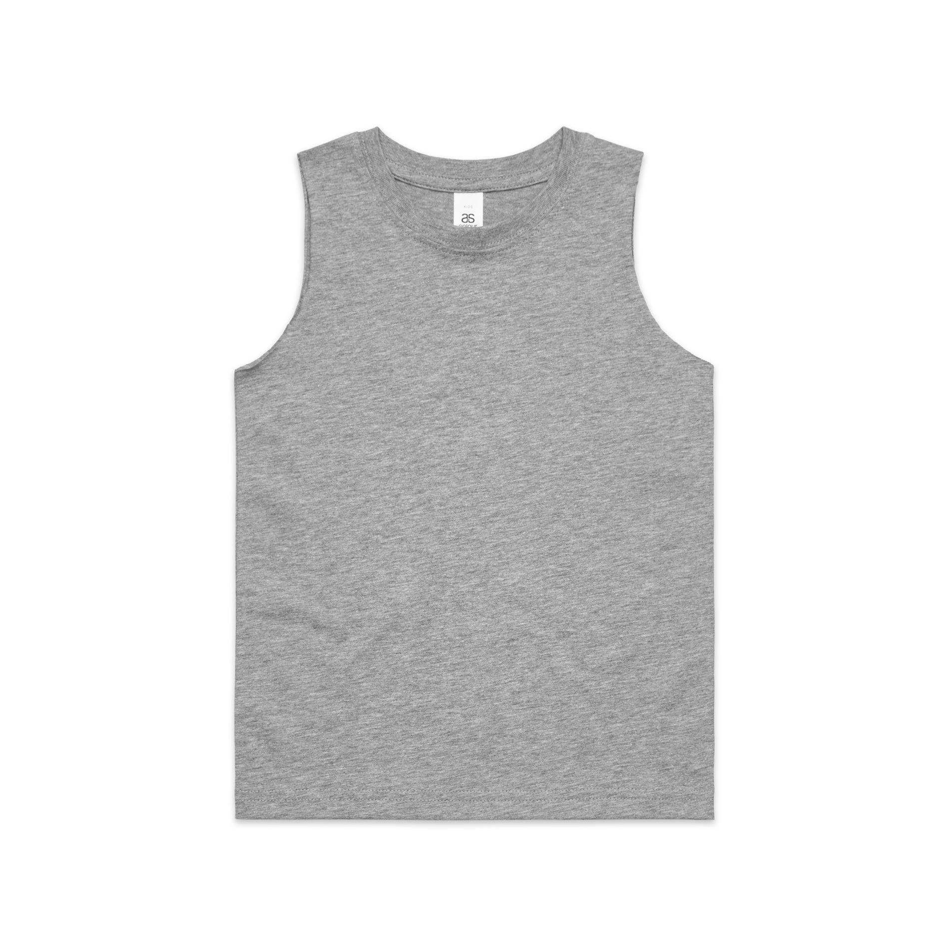 ASColour Tanks / Singlets Grey Marle / 8 ASColour Youth Barnard Tank
