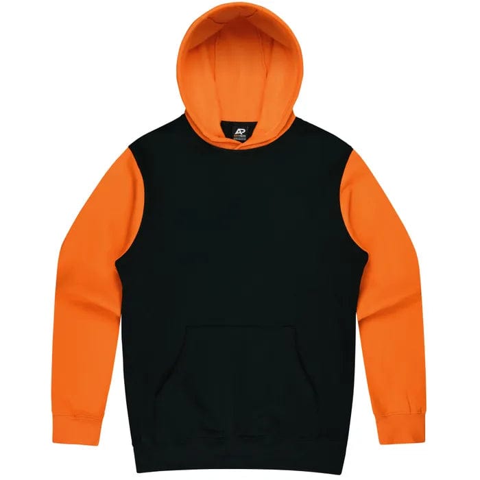 Aussie Pacific Hoodies Black/Electric Orange / 4 Aussie Pacific Monash Kids Hoodies