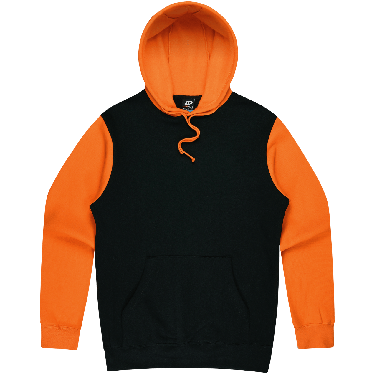 Aussie Pacific Hoodies Black/Electric Orange / XS Aussie Pacific Monash Men's Hoodie