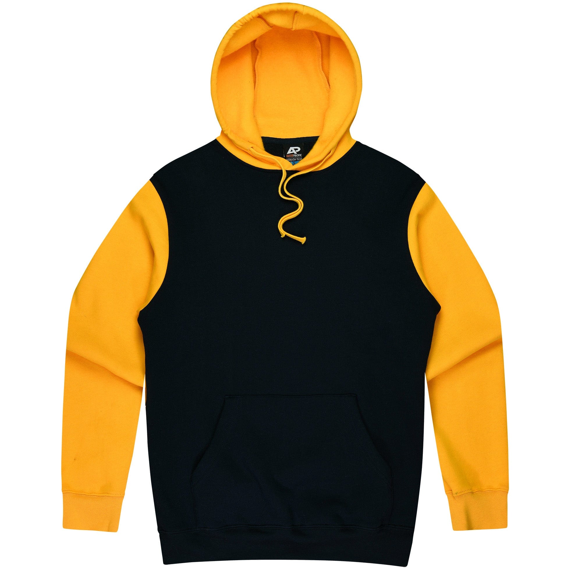 Aussie Pacific Hoodies Black/Gold / XS Aussie Pacific Monash Men's Hoodie