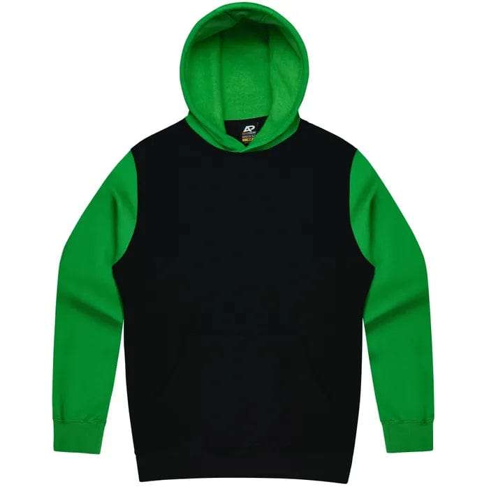 Aussie Pacific Hoodies Black/Kawa Green / 4 Aussie Pacific Monash Kids Hoodies