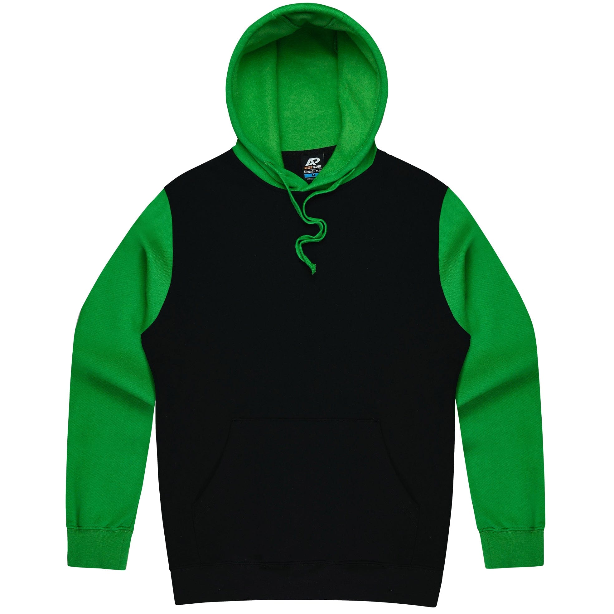Aussie Pacific Hoodies Black/Kawa Green / XS Aussie Pacific Monash Men's Hoodie