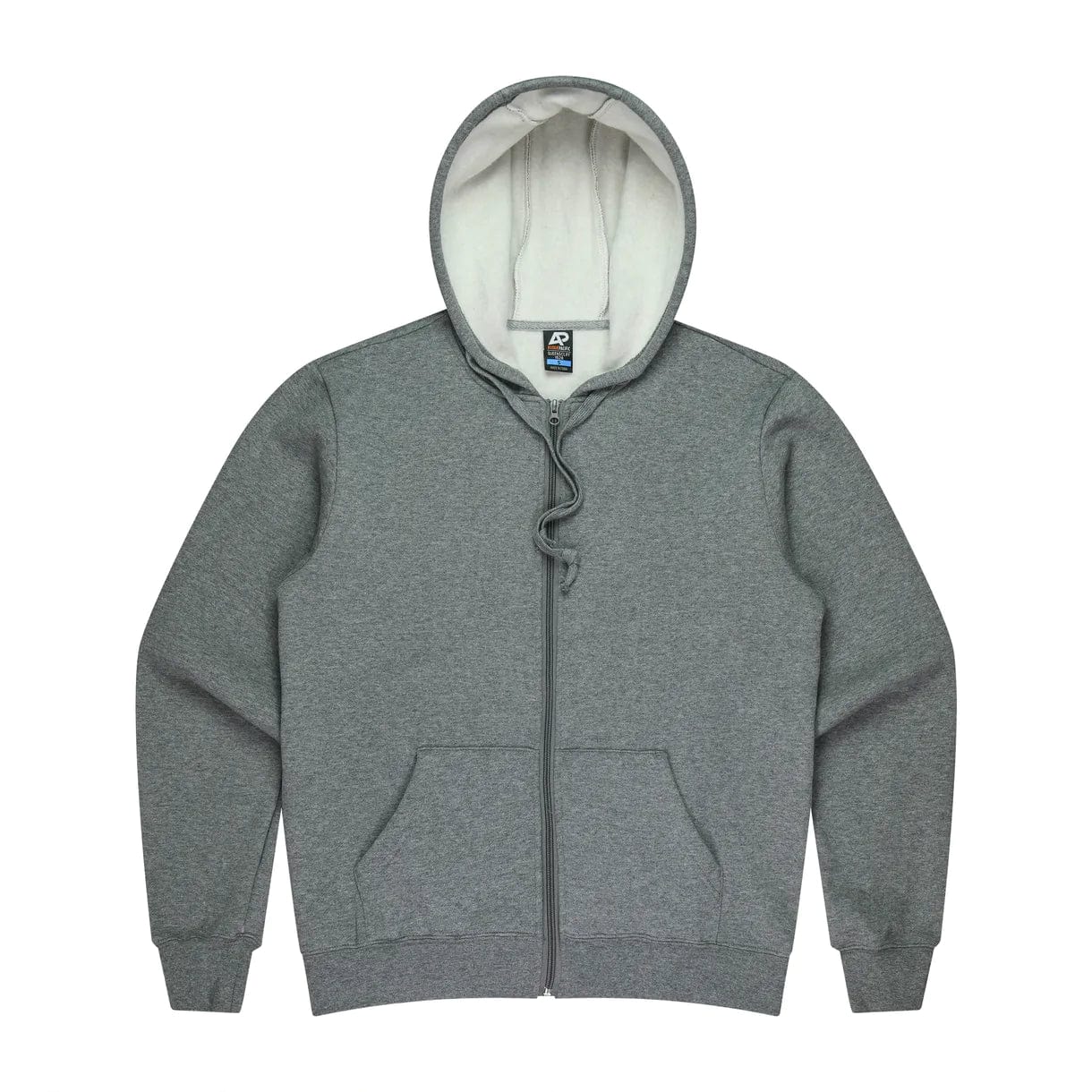 Aussie Pacific Hoodies Charcoal / XS Aussie Pacific Queenscliff Zip Men's Hoodie
