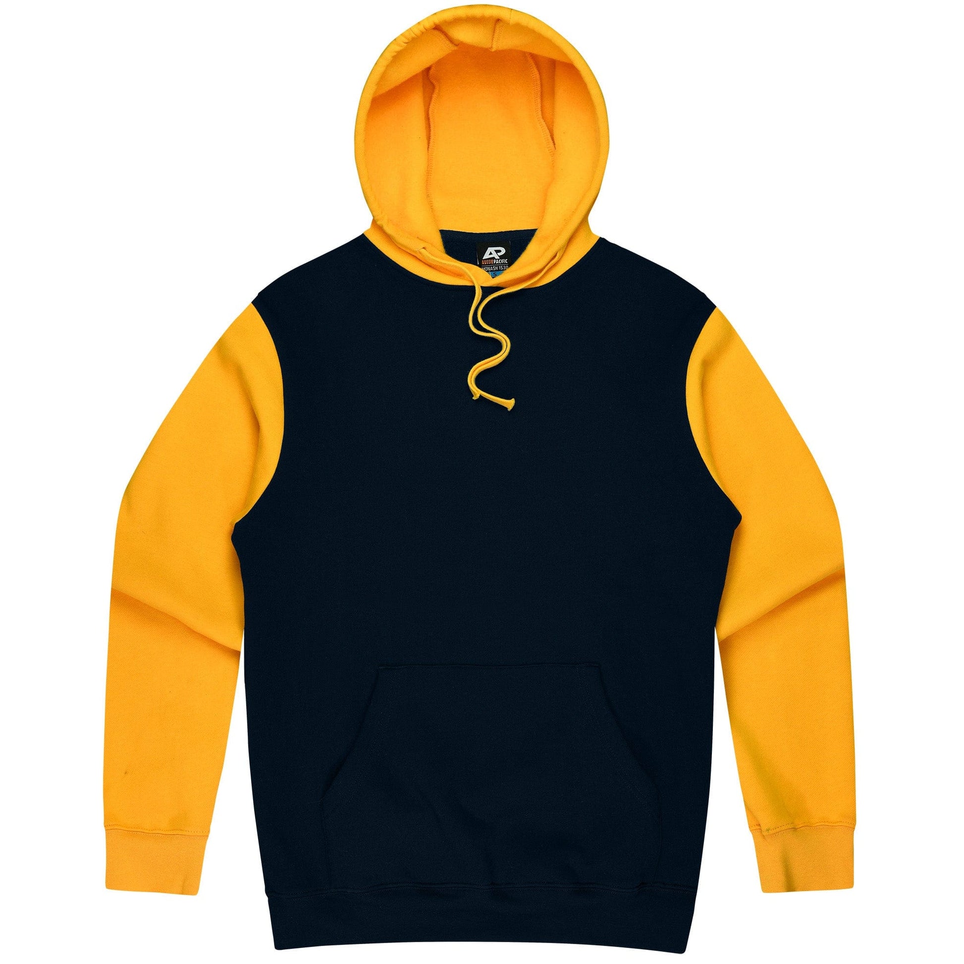 Aussie Pacific Hoodies Navy/Gold / XS Aussie Pacific Monash Men's Hoodie