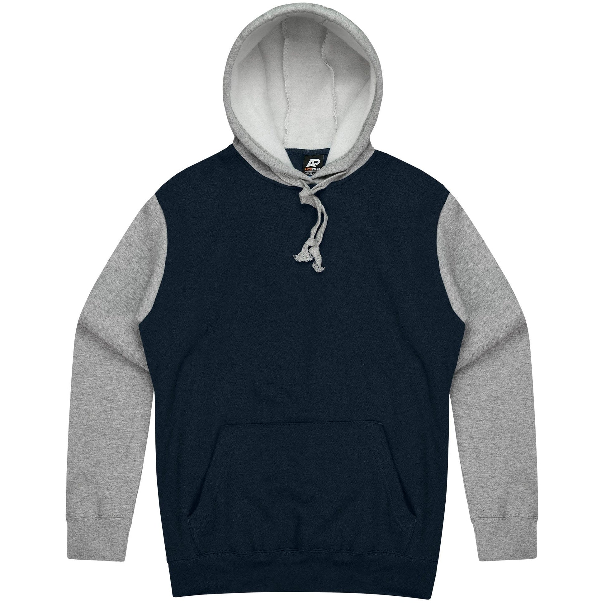 Aussie Pacific Hoodies Navy/Grey / XS Aussie Pacific Monash Men's Hoodie