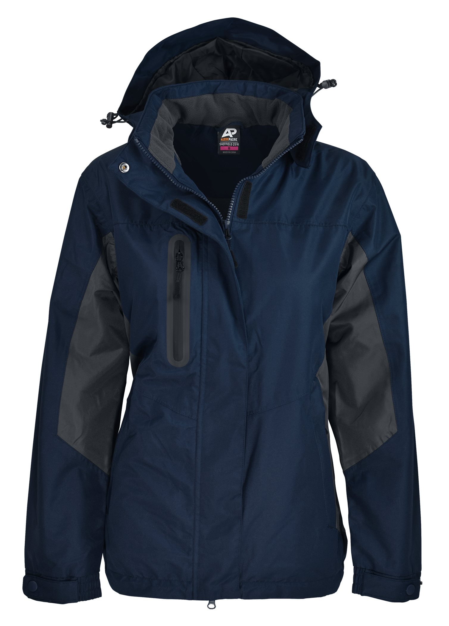 Aussie Pacific Jackets / Vests Navy/Slate / 8 Aussie Pacific Sheffield Ladies Jacket