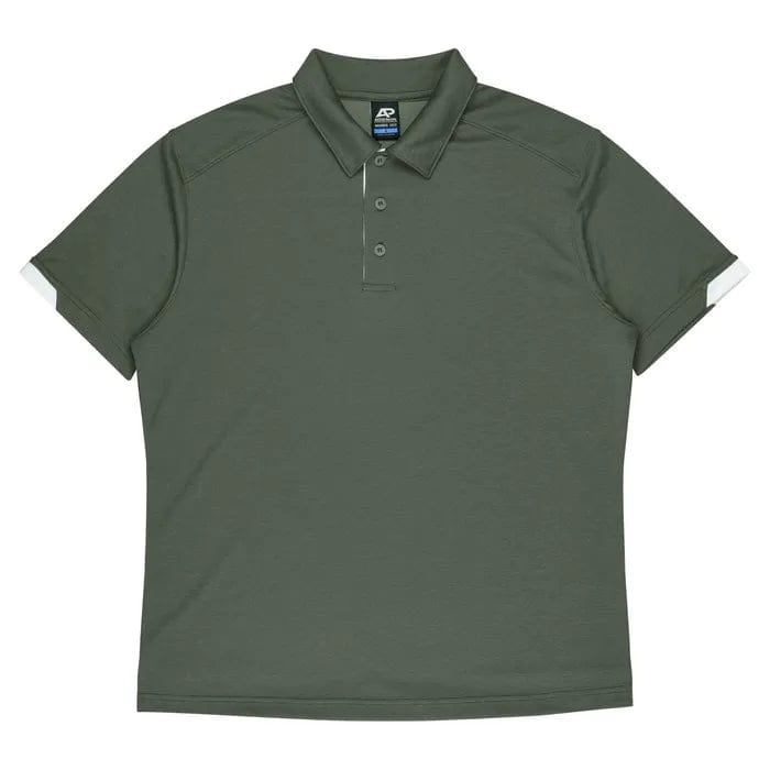 Aussie Pacific Polos / Shirts Army Green/White / S Aussie Pacific Morris Men's Polo