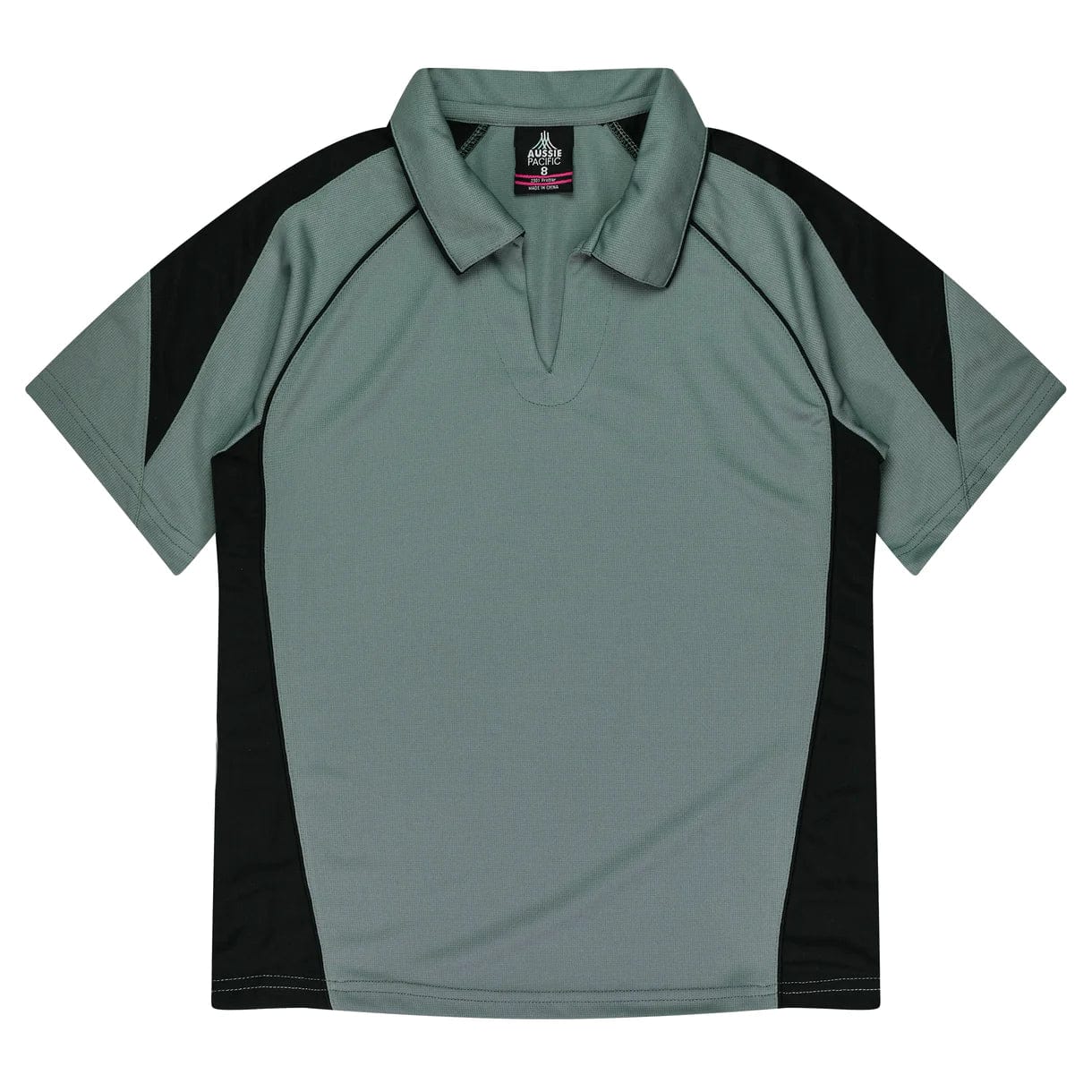 Aussie Pacific Polos / Shirts Ashe/Black / 8 Aussie Pacific Premier Ladies Polo