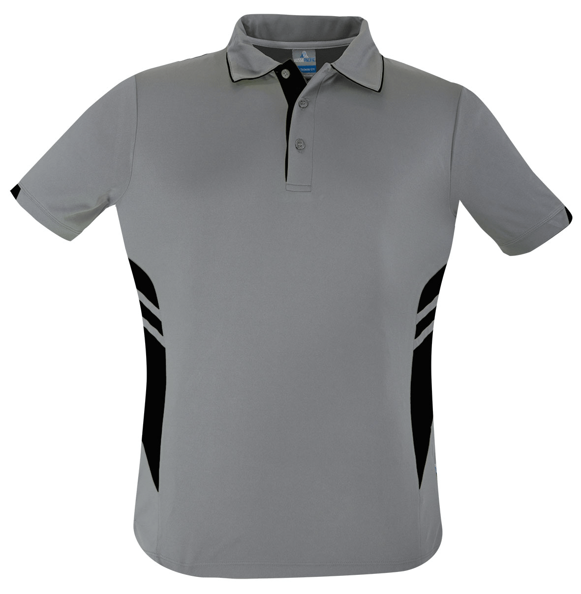 Aussie Pacific Polos / Shirts Ashe/Black / S Aussie Pacific Tasman Men's Polo