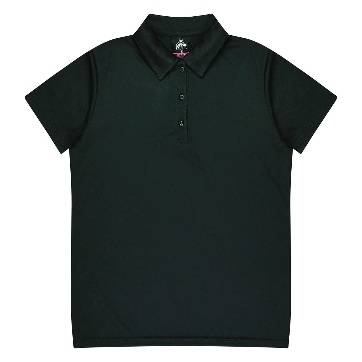 Aussie Pacific Polos / Shirts Black / 6 Aussie Pacific Botany Ladies Polo