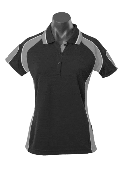 Aussie Pacific Polos / Shirts Black/Ashe / 8 Aussie Pacific Murray Ladies Polo