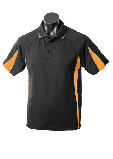 Aussie Pacific Polos / Shirts Black/Gold / 4 Aussie Pacific Eureka Kids Polo