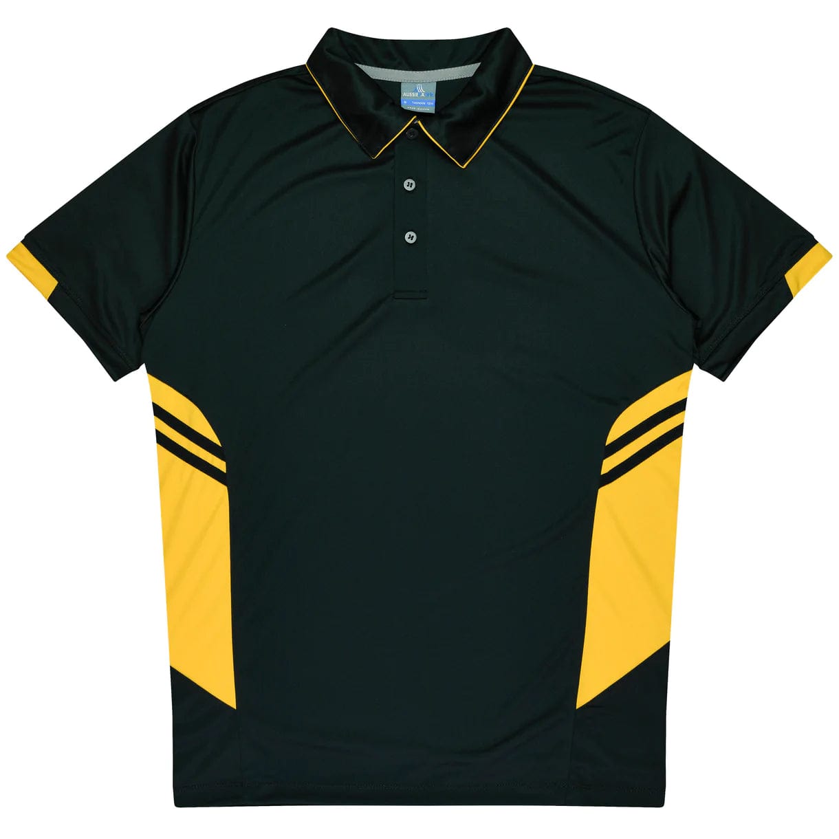 Aussie Pacific Polos / Shirts Black/Gold / 4 Aussie Pacific Tasman Kids Polo